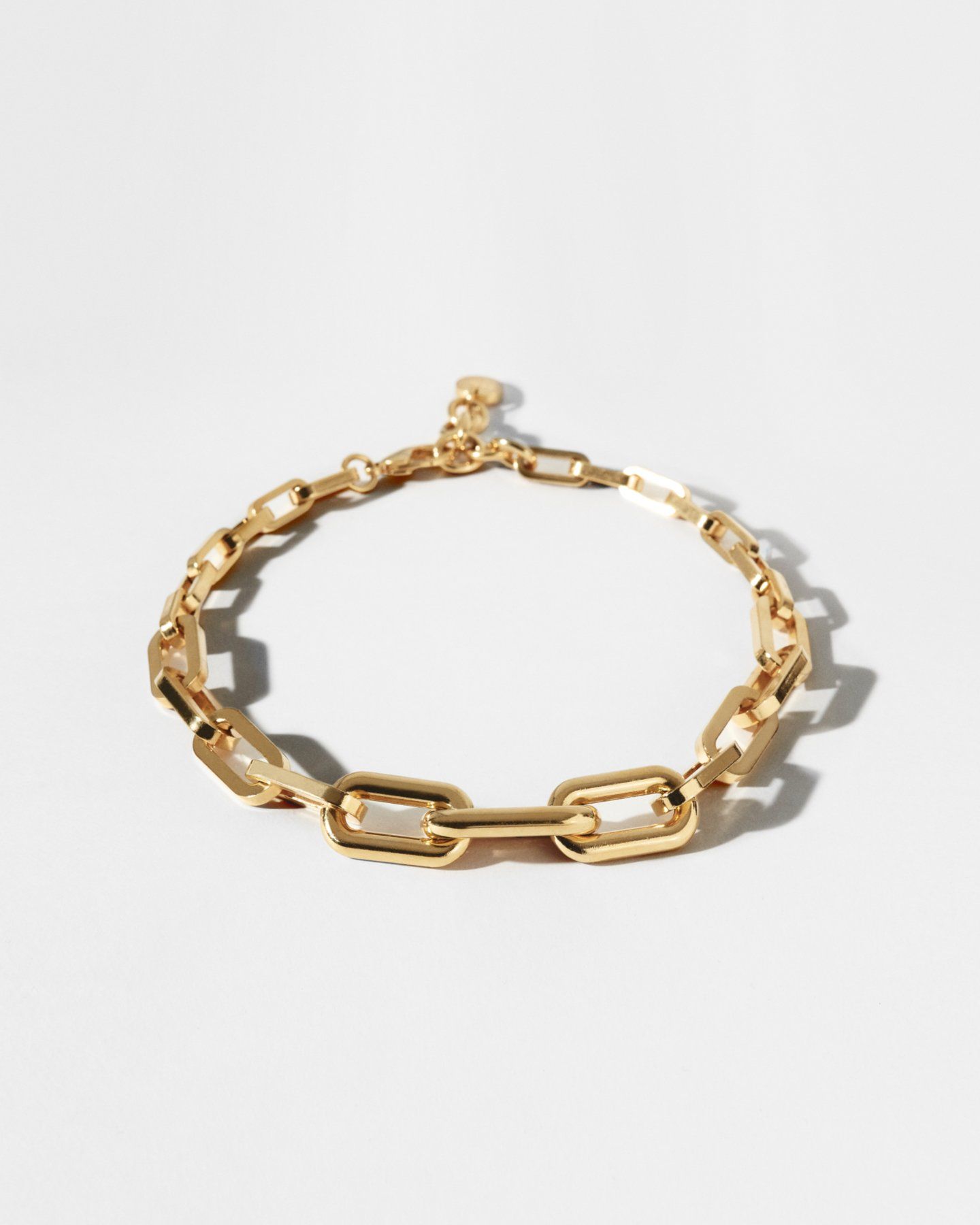 mulberry softie chain necklace in gold